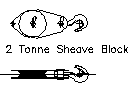 2T Sheave Block CAD block preview