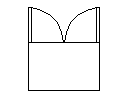 900 x 600 cupboard CAD block preview
