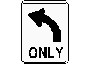 All Traffic Turn Left Sign CAD block preview