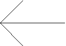 An arrow - open CAD block preview