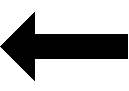 Arrow symbol - long and solid CAD block preview