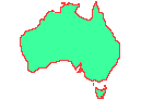 Australia - A DWG Outline CAD block preview