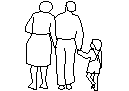 Elevation View of the Back of a Family CAD block preview