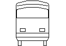 Bus Front View CAD block preview