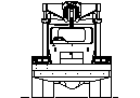 Franna 20 ton mobile crane front view CAD block preview