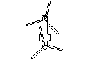 Heavy Lift Helicopter UH-46 CAD block preview