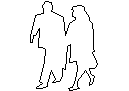 Outline of a couple CAD block preview