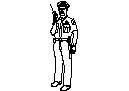 Policeman – free CAD block preview