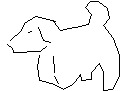 Small Dog – free CAD block preview