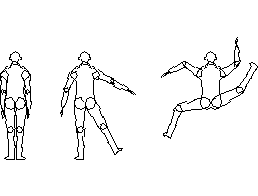 A Template of a Person – free CAD block preview
