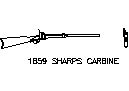 Sharps Carbine Circa 1859 CAD block preview