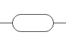 Air Reservoir - Mechanical Symbol CAD block preview