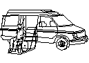 Ambulance - Perspective View CAD block preview