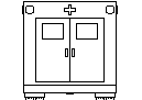 Ambulance - Rear View CAD block preview
