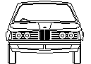 BMW - Front View CAD block preview