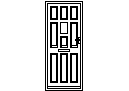 Door Elevation Type 10 – free CAD block preview