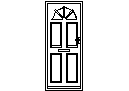 Door Elevation Type 6 – free CAD block preview