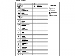 AS/NZS electrical symbols - General Symbols CAD block preview