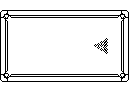 Pool Table - Plan View CAD block preview