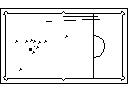 Pool Table CAD block preview