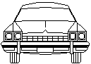 Station Wagon - Front View CAD block preview