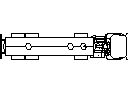 Tanker Truck - Plan View CAD block preview