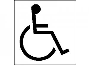 Infirm Traffic Sign CAD block preview