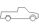 Ute - Outline CAD block preview