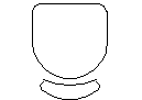 Office Chair - Plan View – free CAD block preview