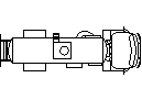 Tanker Truck - Plan CAD block preview