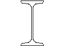 Tapered Flange Beam (TFB) CAD block preview