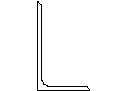 Unequal Angle (UA) CAD block preview