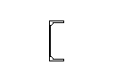 Parallel Flange Channel (PFC) – free CAD block preview