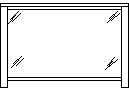 Balustrade with Glass Vision Panel CAD block preview