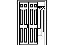 Bi-fold Door CAD block preview