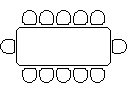 Conference Table CAD block preview