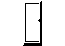 Door Elevation - Type 18 – free CAD block preview