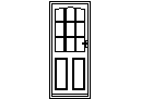 Door Elevation - Type 20 – free CAD block preview