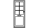 Door Elevation - Type 27 – free CAD block preview