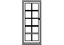 Door Elevation - Type 30 – free CAD block preview