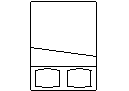 Double Bed - Plan CAD block preview