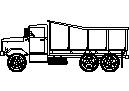 Dump Truck CAD block preview