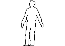 Elevation of Man CAD block preview