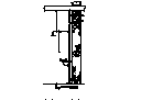 Eye wash safety shower CAD block preview