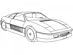 Ferrari - Isometric View CAD block preview