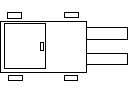 Outline of a Forklift - Plan CAD block preview