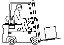 Forklift - Side View CAD block preview