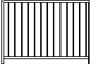 Hand Railing Panel CAD block preview