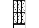 Locker Elevation CAD block preview