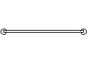 Long Towel Rack – free CAD block preview